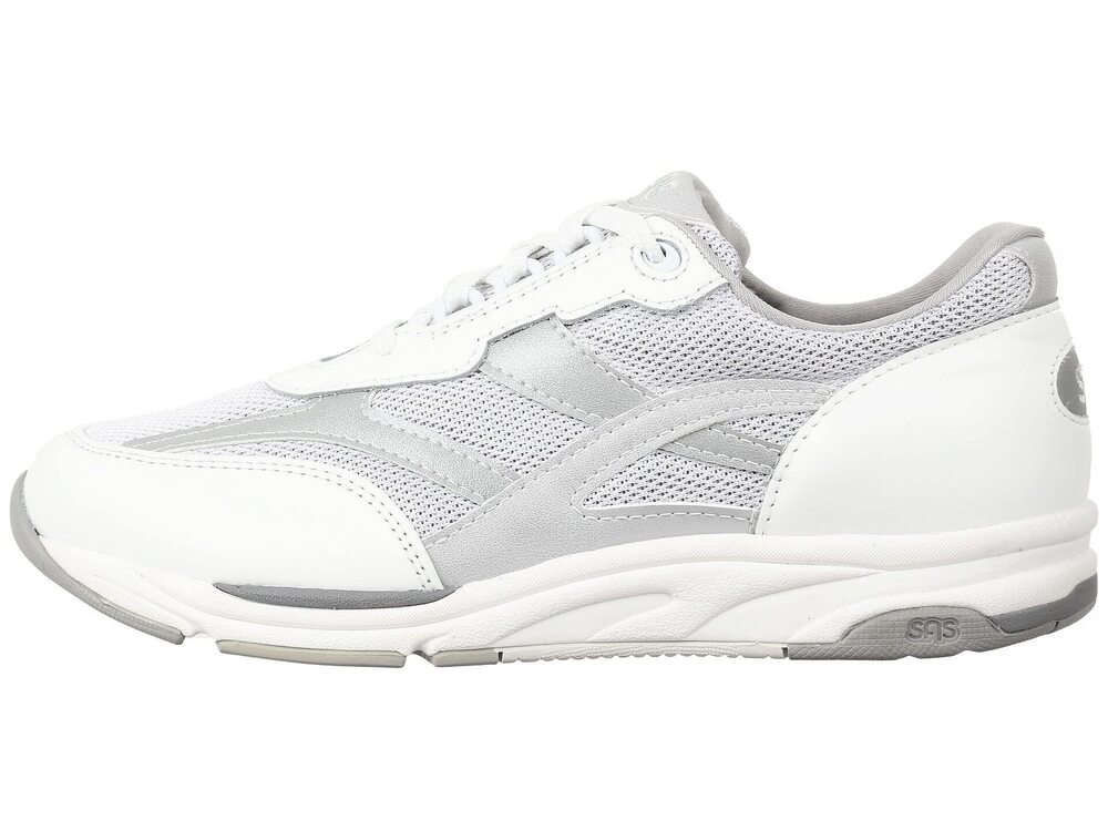 SAS Tour Mesh – Suede & Mesh Uppers – Cushioned Tongue –, Silver, Size 9.5